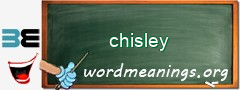 WordMeaning blackboard for chisley